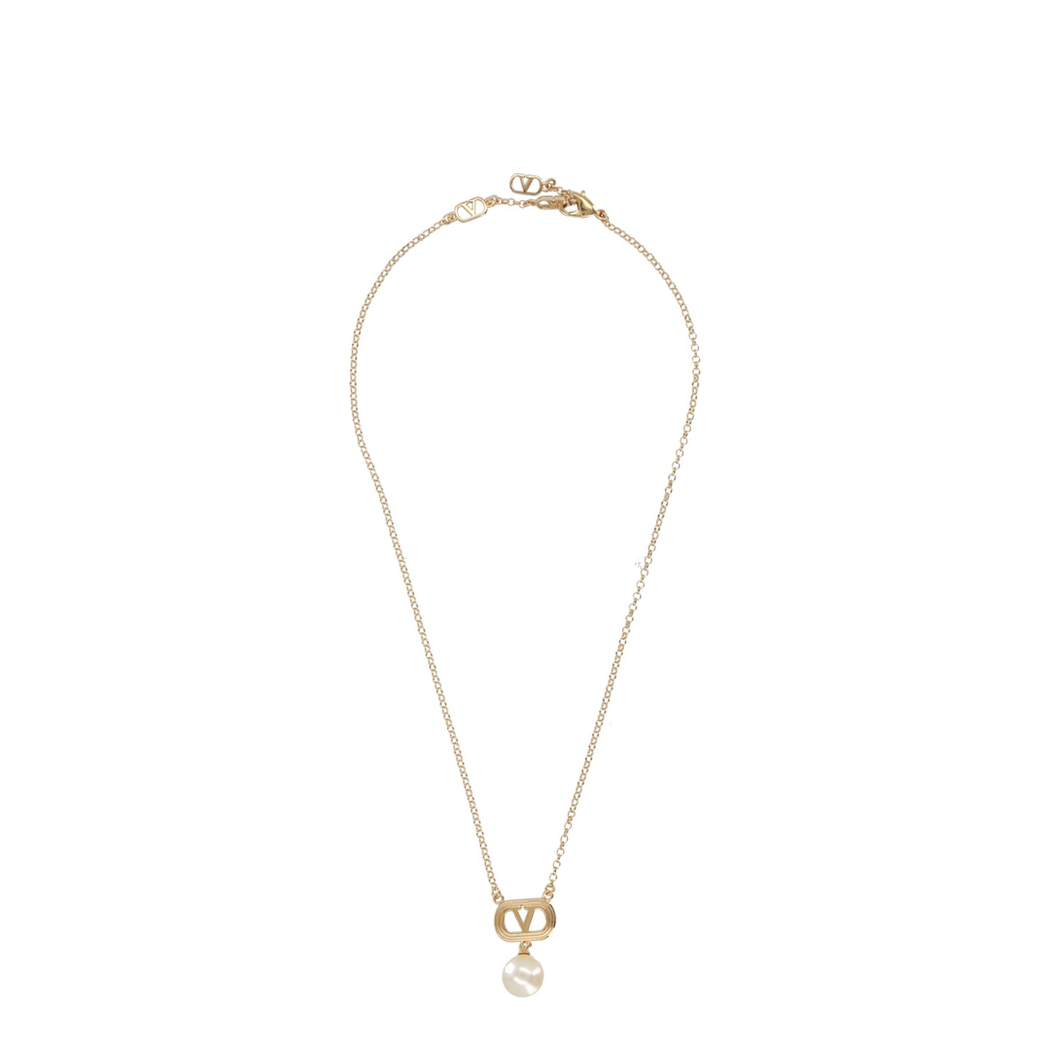 MAYFEYR - Valentino - Ovalette Necklace With Logo - 8W2J0Y77UXMR5G