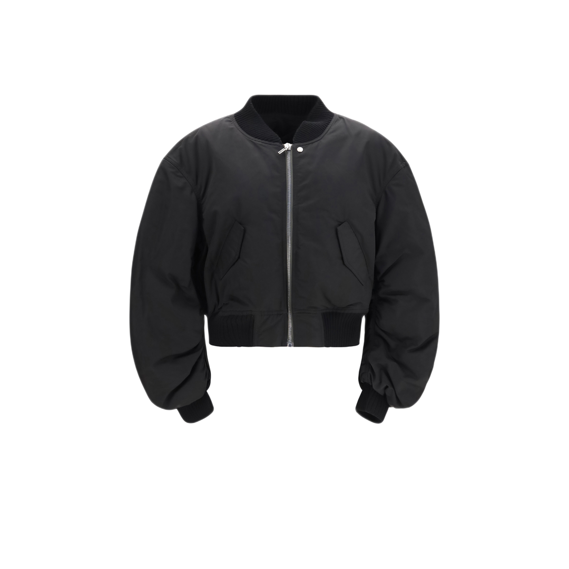 MAYFEYR - Rick Owens - Bomber Jacket With Gathered Sleeves - RU02F4792MUD209