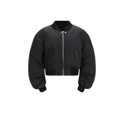 MAYFEYR - Rick Owens - Bomber Jacket With Gathered Sleeves - RU02F4792MUD209