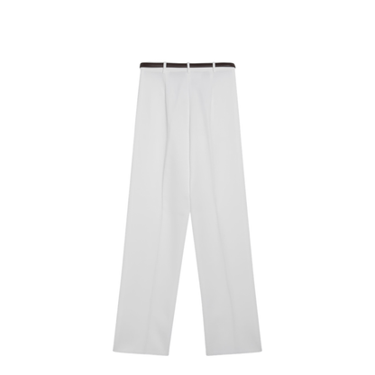 MAYFEYR -  - White Cotton Trousers - MSTDIVOCO001