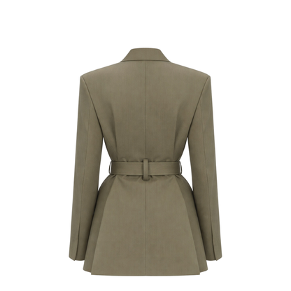 Tailored Blazer With Belt