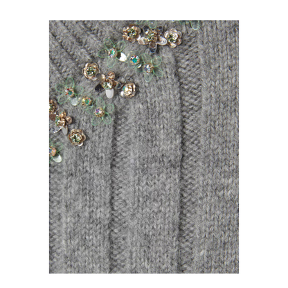 MAYFEYR - Gucci - Grey Rib Soft Wool Cardigan - 850583XKFAZ1176