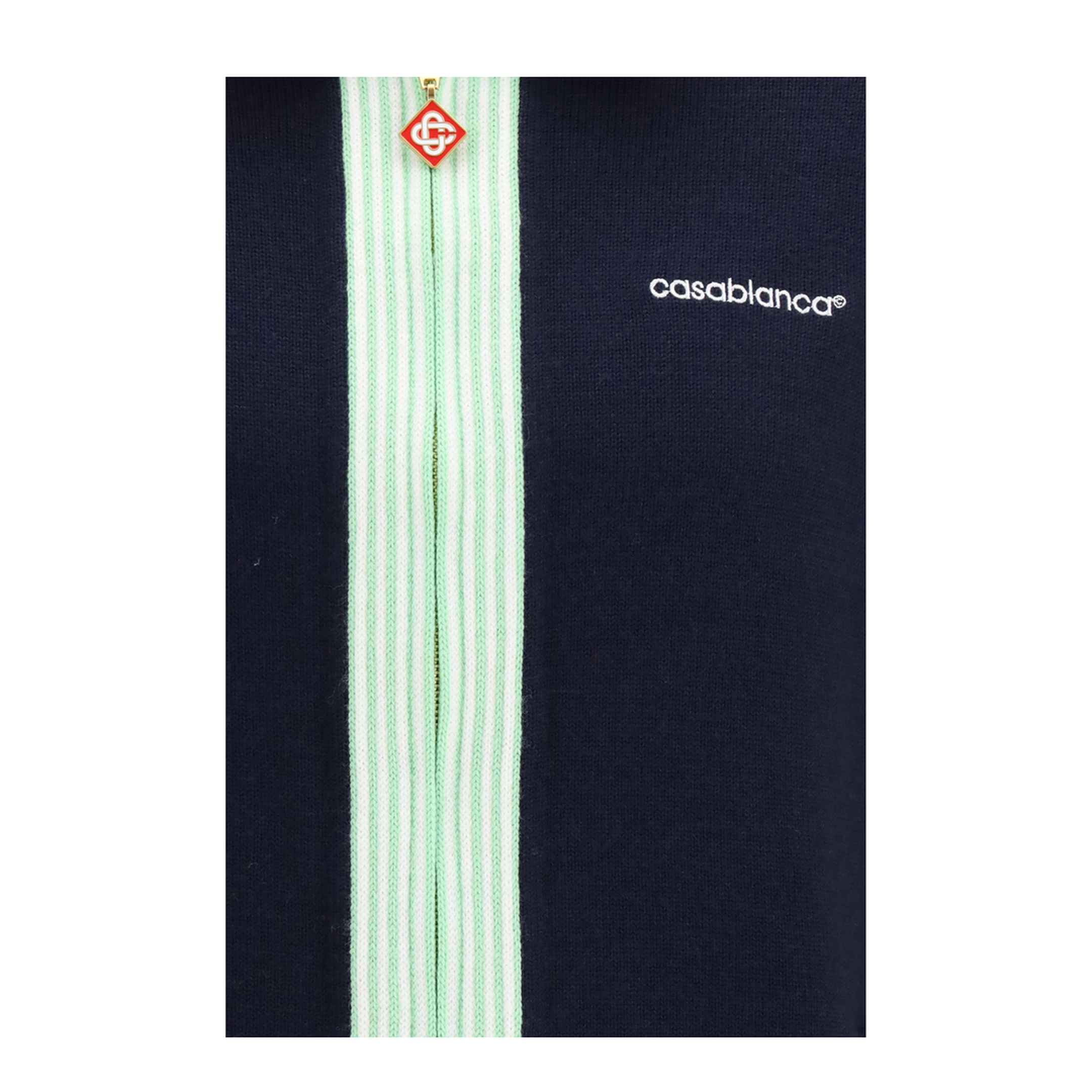 MAYFEYR - Casablanca - Merino Wool Sports Jacket - MPF26KW84501NAVY