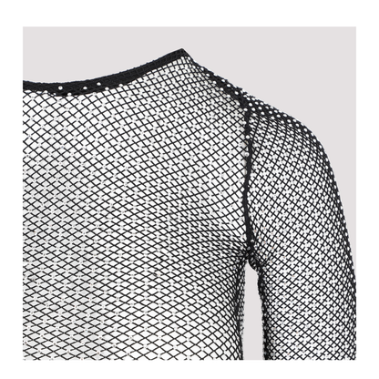 MAYFEYR - Balenciaga - Crystal Mesh Mini Top - 7486573D2B41081