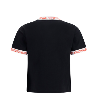 MAYFEYR - Versace - T-Shirt With Greca Details - 10259891A18712