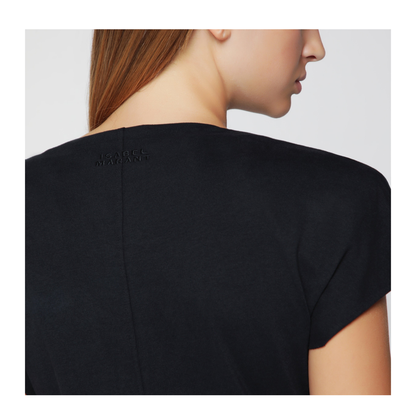 MAYFEYR - Isabel Marant - Nadra Wrap Dress In Black Jersey - RO1174FBA1N41I01BK