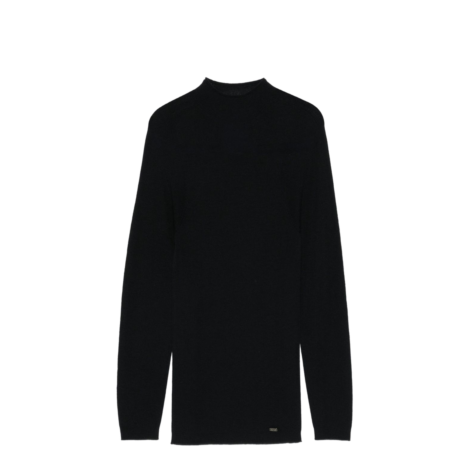 Black Mock Neck Sweater