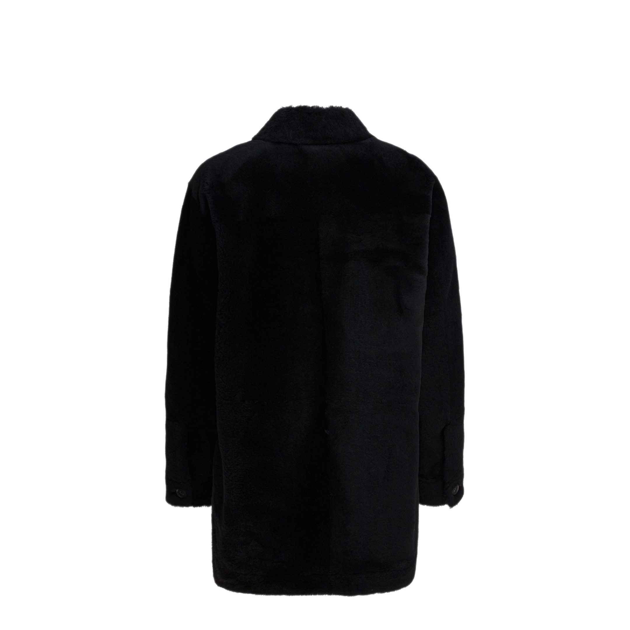 MAYFEYR - Semper - Reversible Leather Long Coat - 601NERO