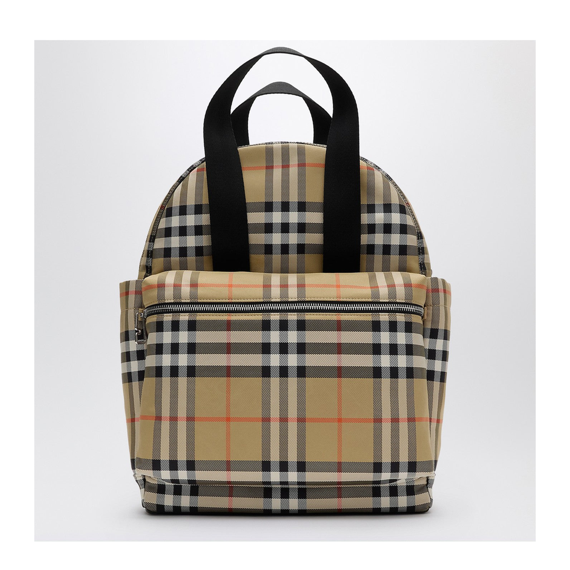 Check Motif Diaper Backpack