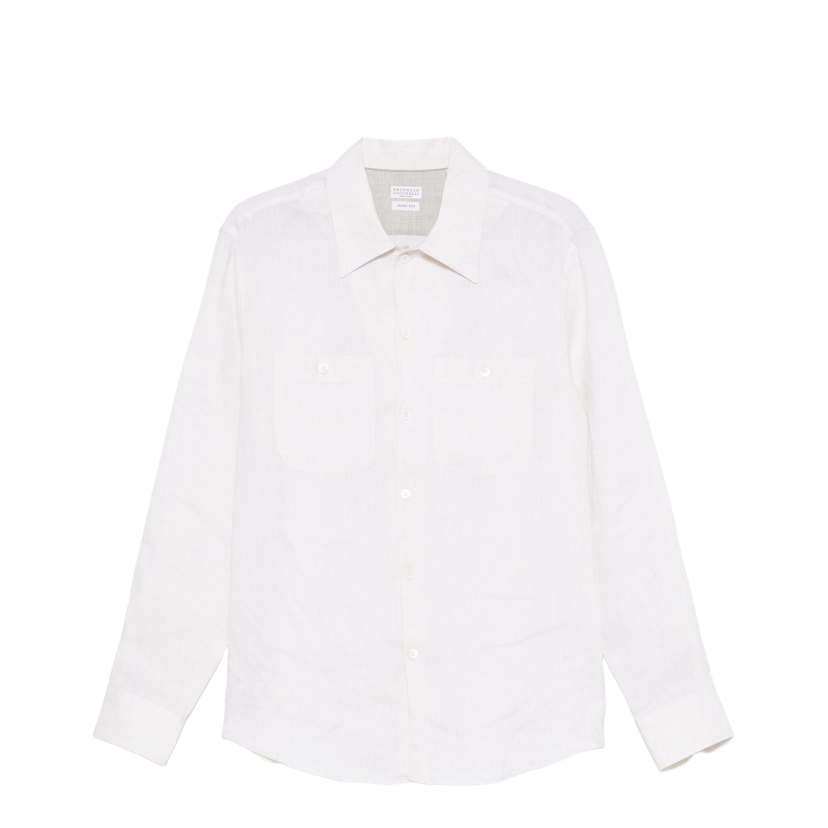 Linen Shirt - Ecru Long Sleeves