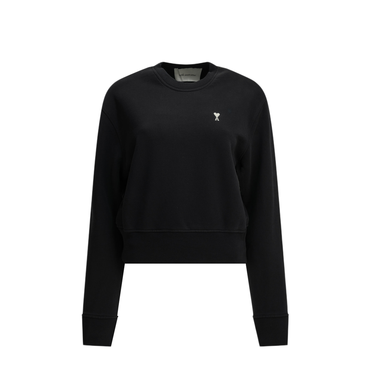 MAYFEYR - Ami Paris - Black Cotton Sweatshirt - FSW799730045