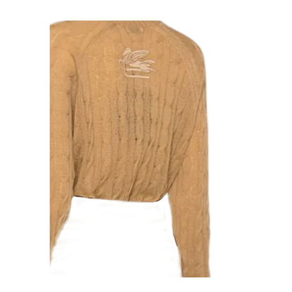 Braided Turtleneck Sweater