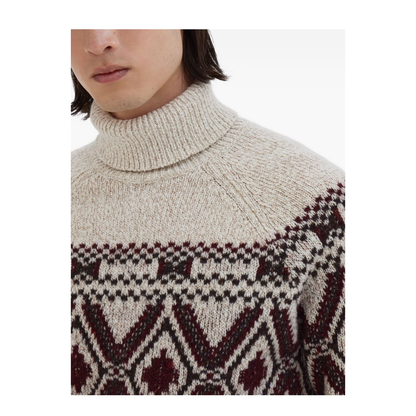 Geometric Jacquard Sweater