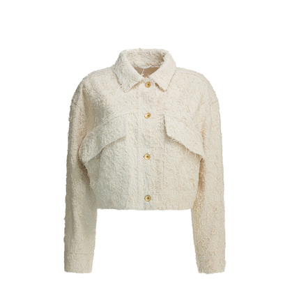 Fuzzy-Texture Jacket
