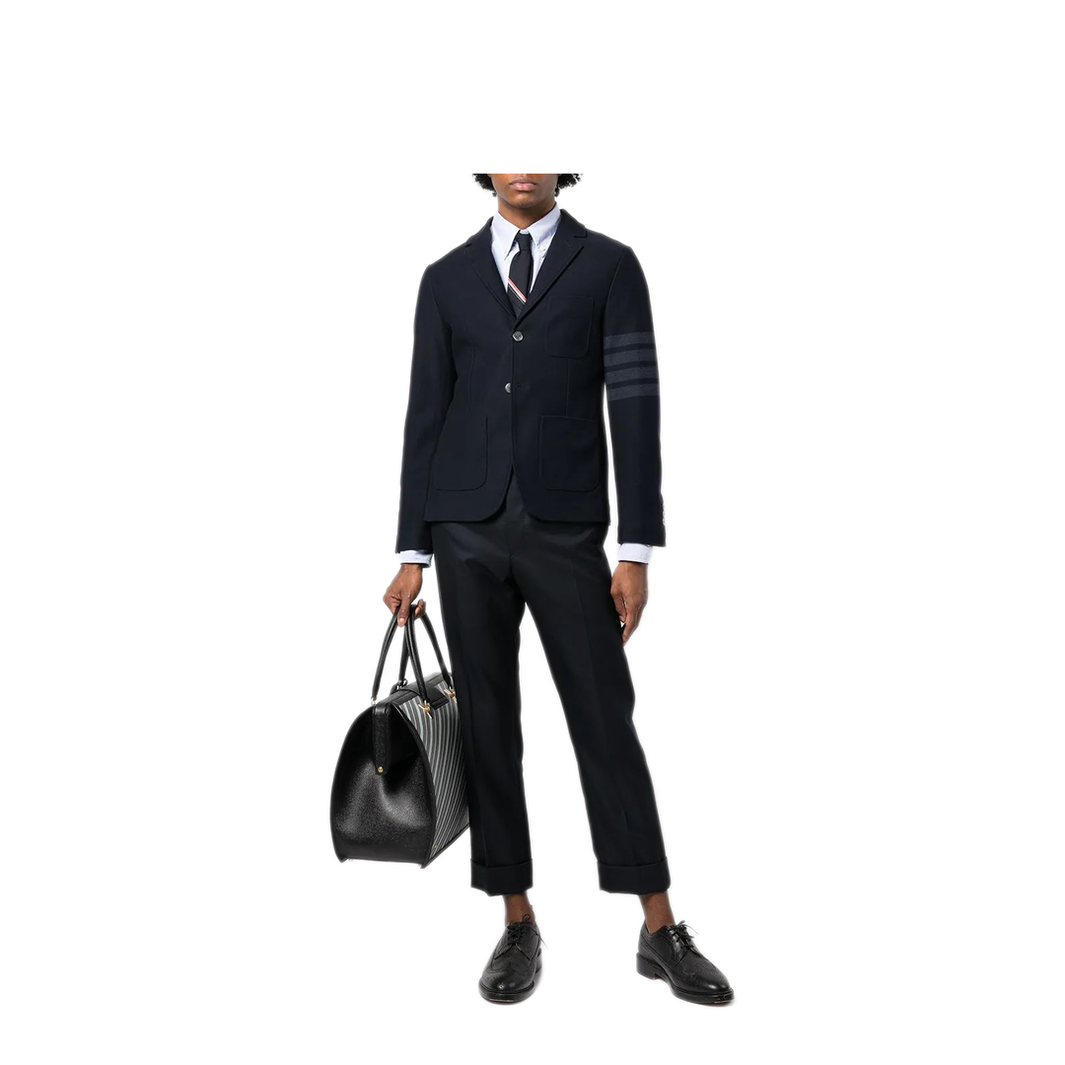 MAYFEYR - Thom Browne - Sport Coat In Double Face Tech Twill - MJT175A06772415