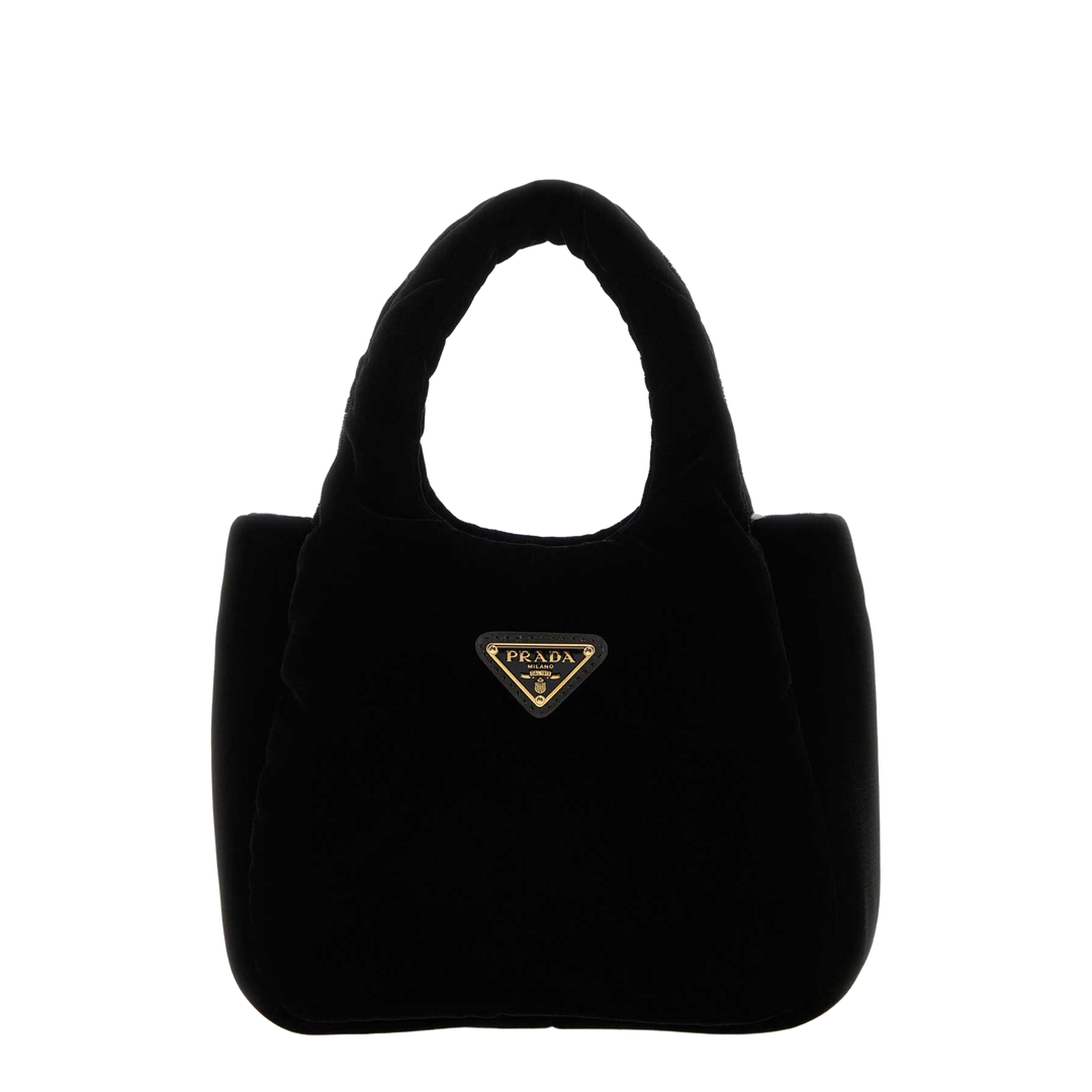 Black Velvet Handbag