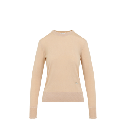 MAYFEYR - Chloè - Tender Peach Wool Pullover - CH26AMP395406H1