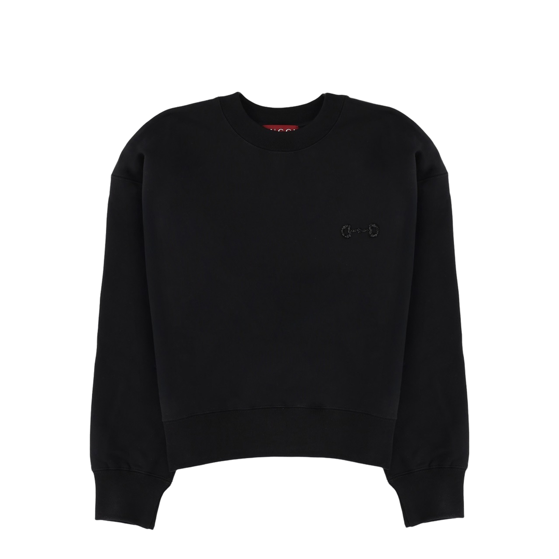 Long Sleeve Crew-Neck Boxy Sweater