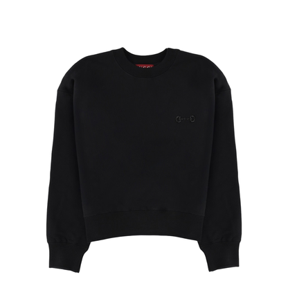 Long Sleeve Crew-Neck Boxy Sweater