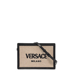 Versace raffia pouch for