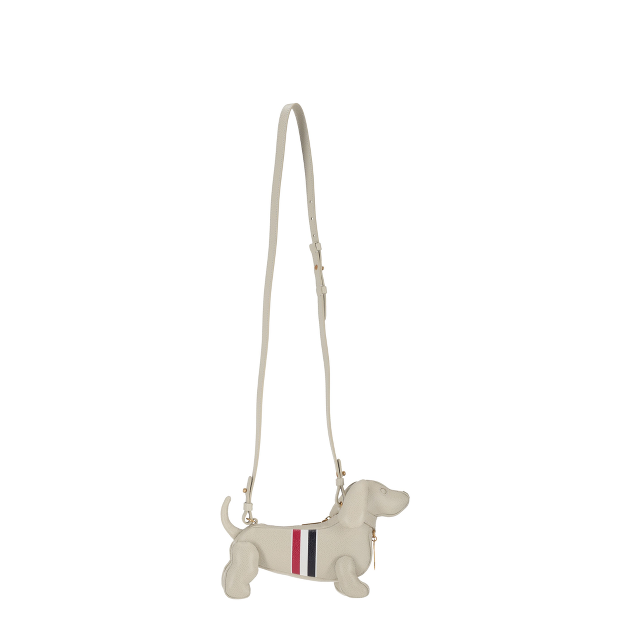 MAYFEYR - Thom Browne - Mini Hector Crossbody With Rwb Stripe In Pebble Grain Leather - FAP514A00198250