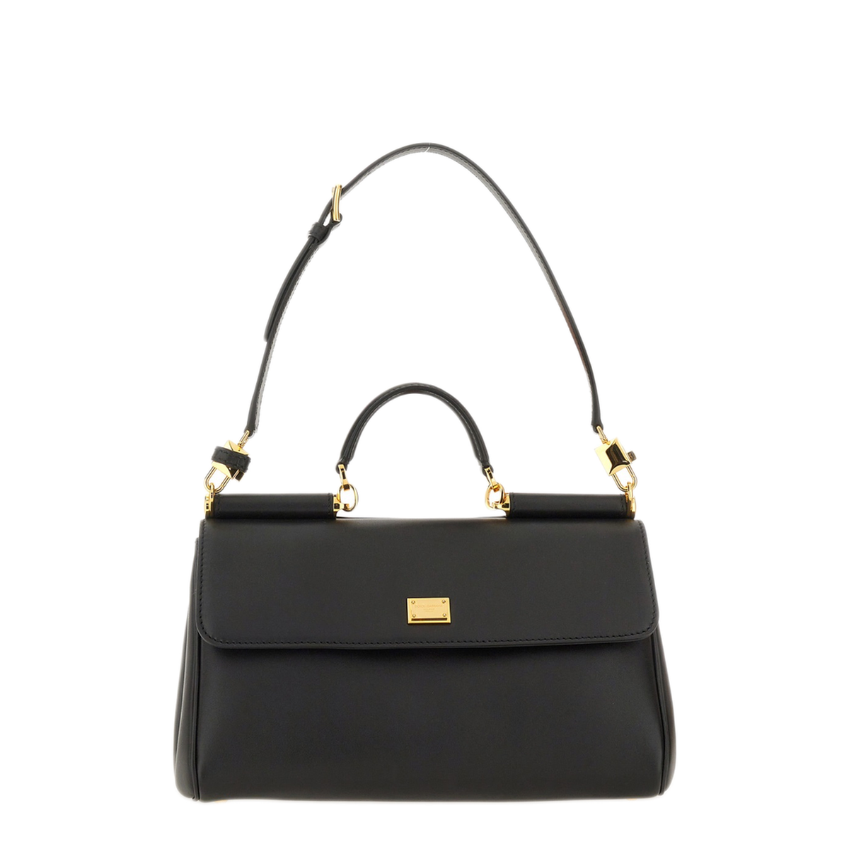 My Sicily Calfskin Handbag - Black