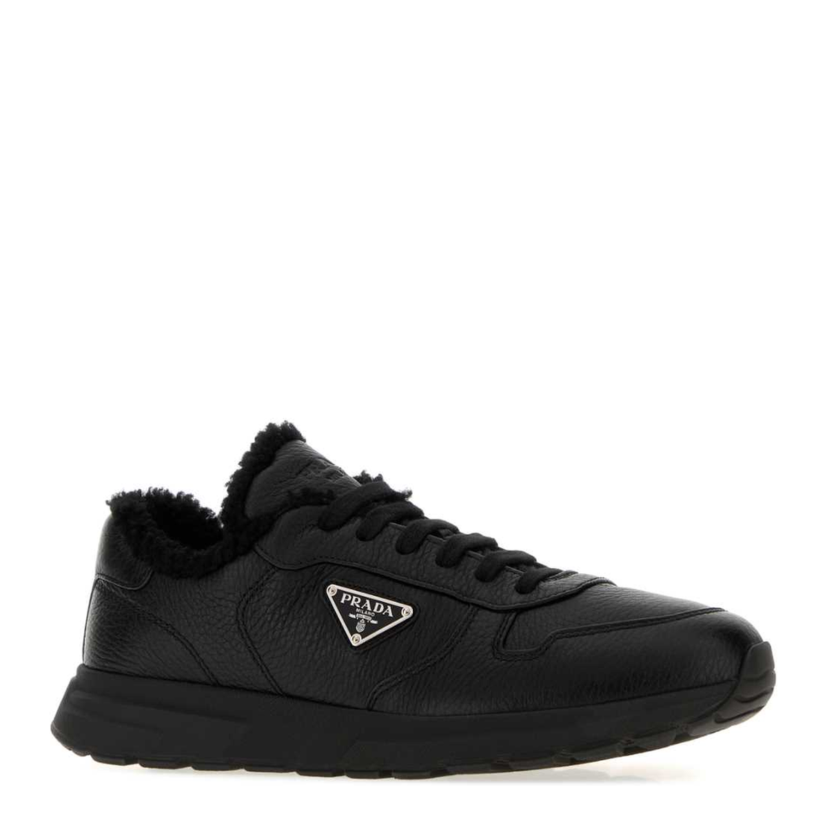 MAYFEYR - Prada - Black Leather Prax 2 0 Sneakers - 2EE443FA000EGMF0002