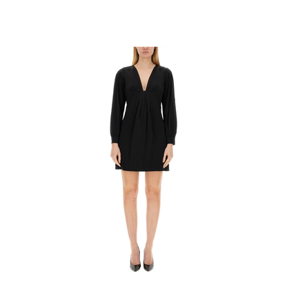 MAYFEYR - MICHAEL BY MICHAEL KORS - V Neck Dress - MH3818M99G001BLACK