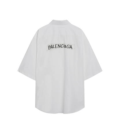 White Poplin Oversize Shirt