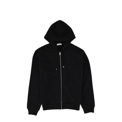 Hooded Cotton Sweatshirt In Black