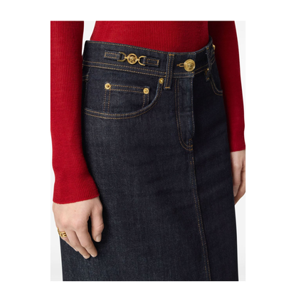 Denim Long Skirt