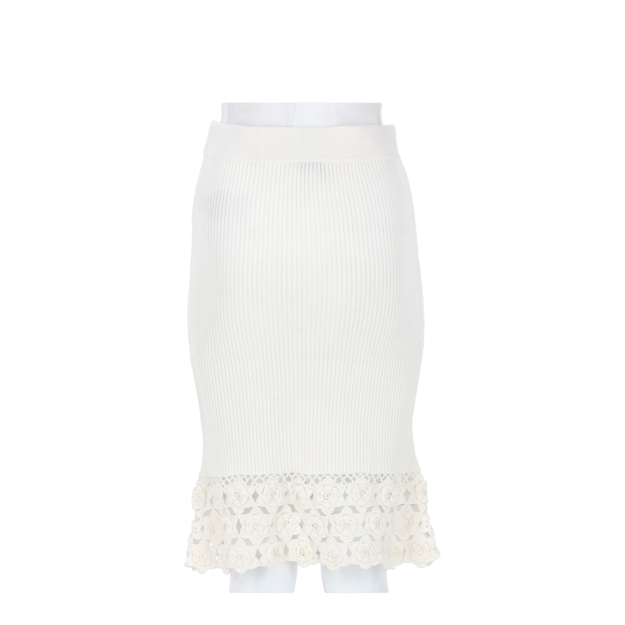 MAYFEYR - Ganni - Crochet Ribbed Skirt - A1090204135