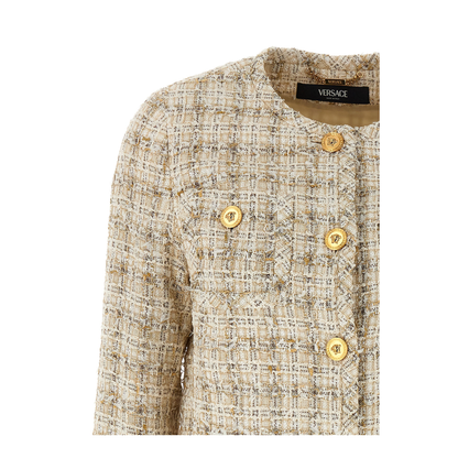 Multicolor Tweed Blazer