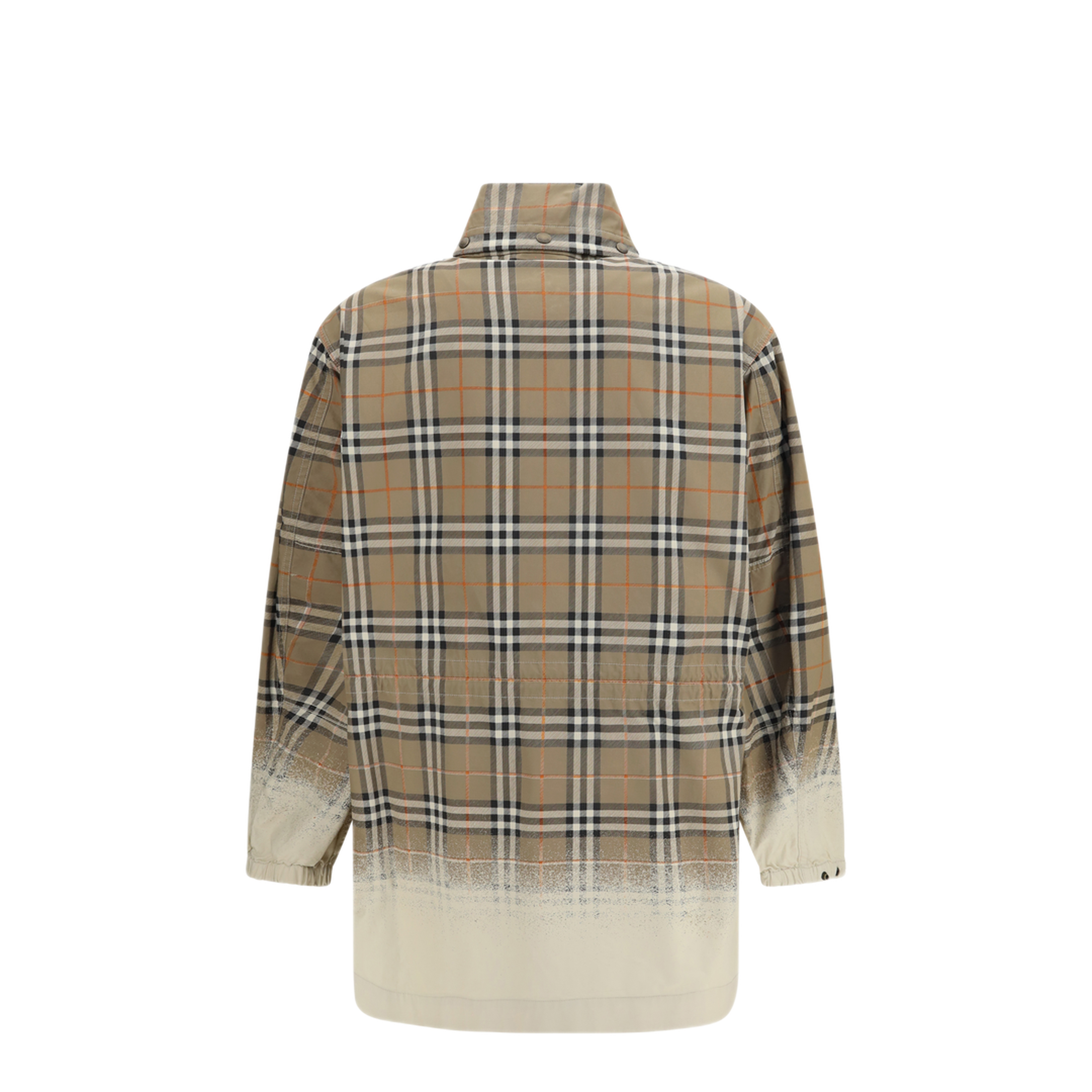 MAYFEYR - Burberry - Gabardine Parka With Faded Check Print - 8126118B7349