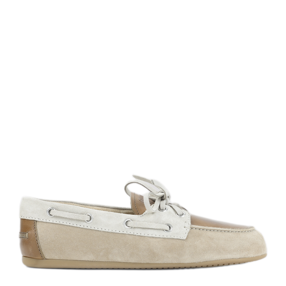 MAYFEYR - Miu Miu - Multicolor Leather And Suede Loafers - 5D123EF0053K0FF05BS