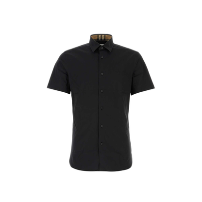 MAYFEYR - Burberry - Black Stretch Poplin Shirt - 8079596A1189