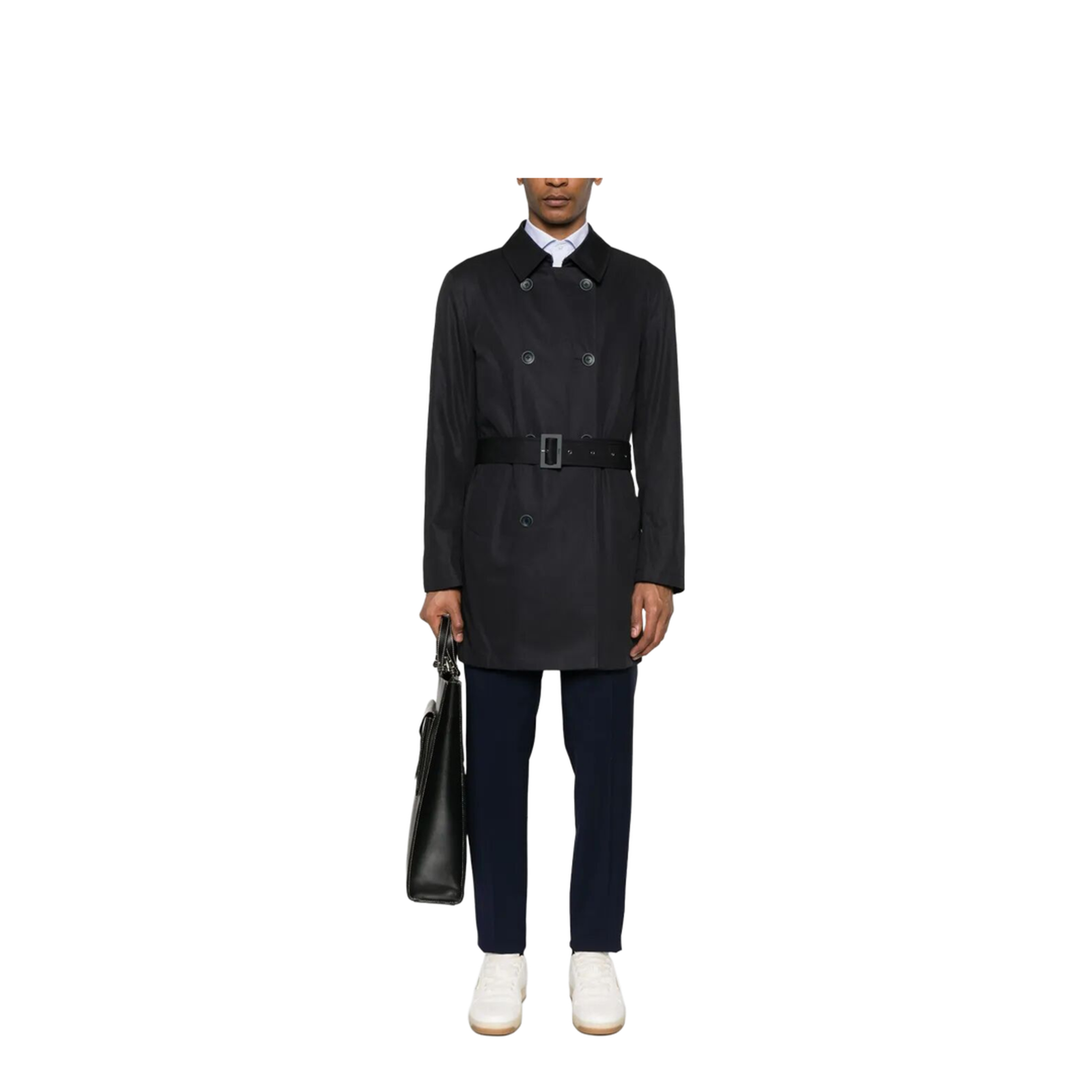 MAYFEYR - Herno - Double-Breasted Trench Coat In Dean - IM000364U13238