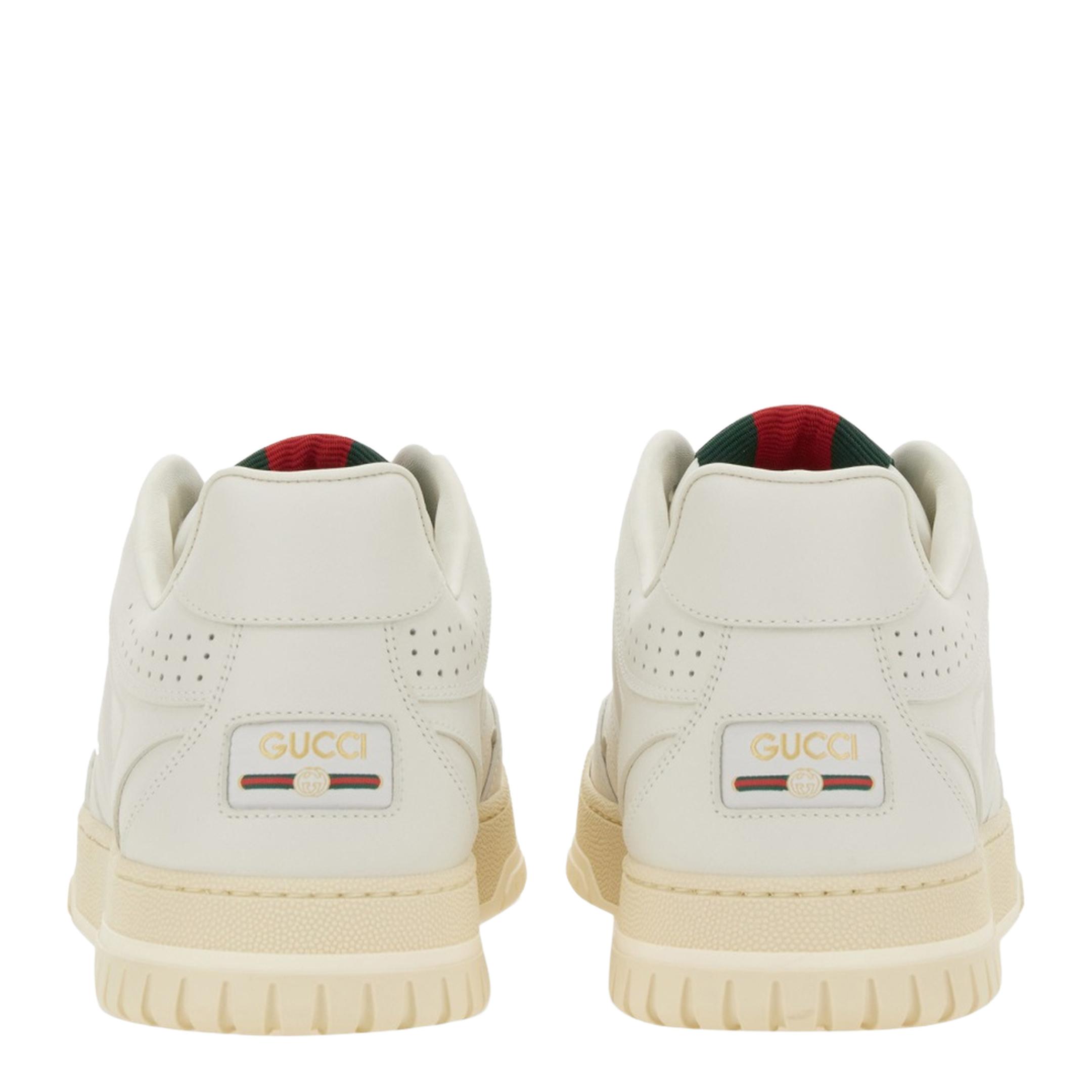 Re-Web Trainer in White Leather