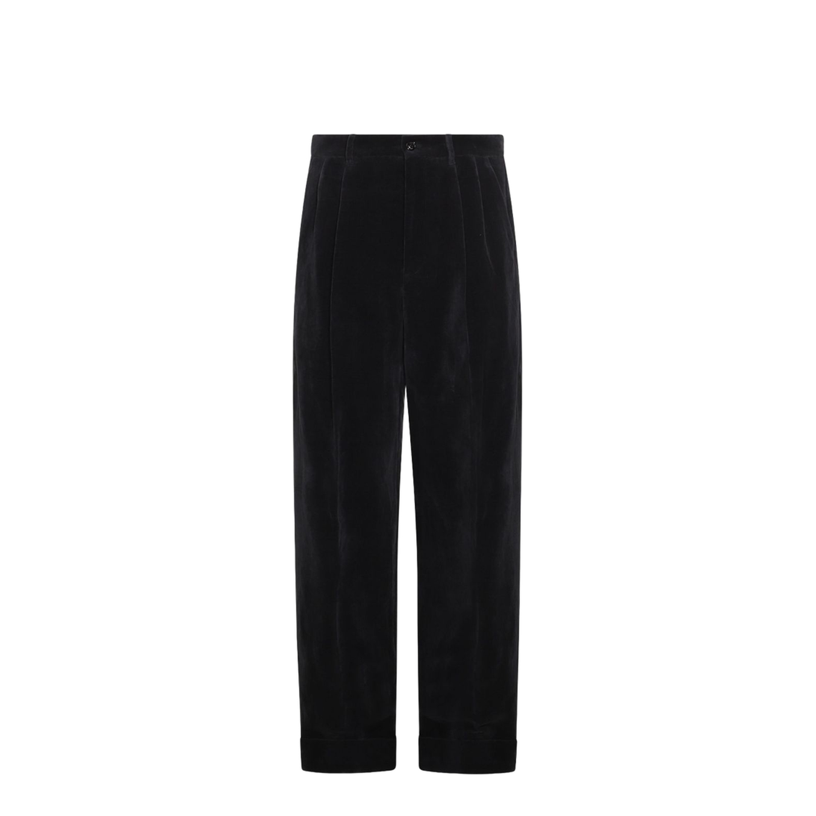 Cotton and Linen Blend Trousers