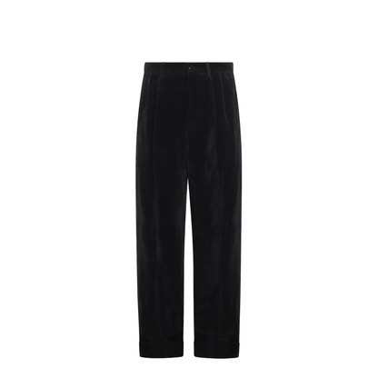 Cotton and Linen Blend Trousers