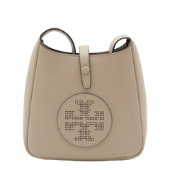 Miller Swing Medium Pebbled Leather Crossbody Bag - Soft Cement