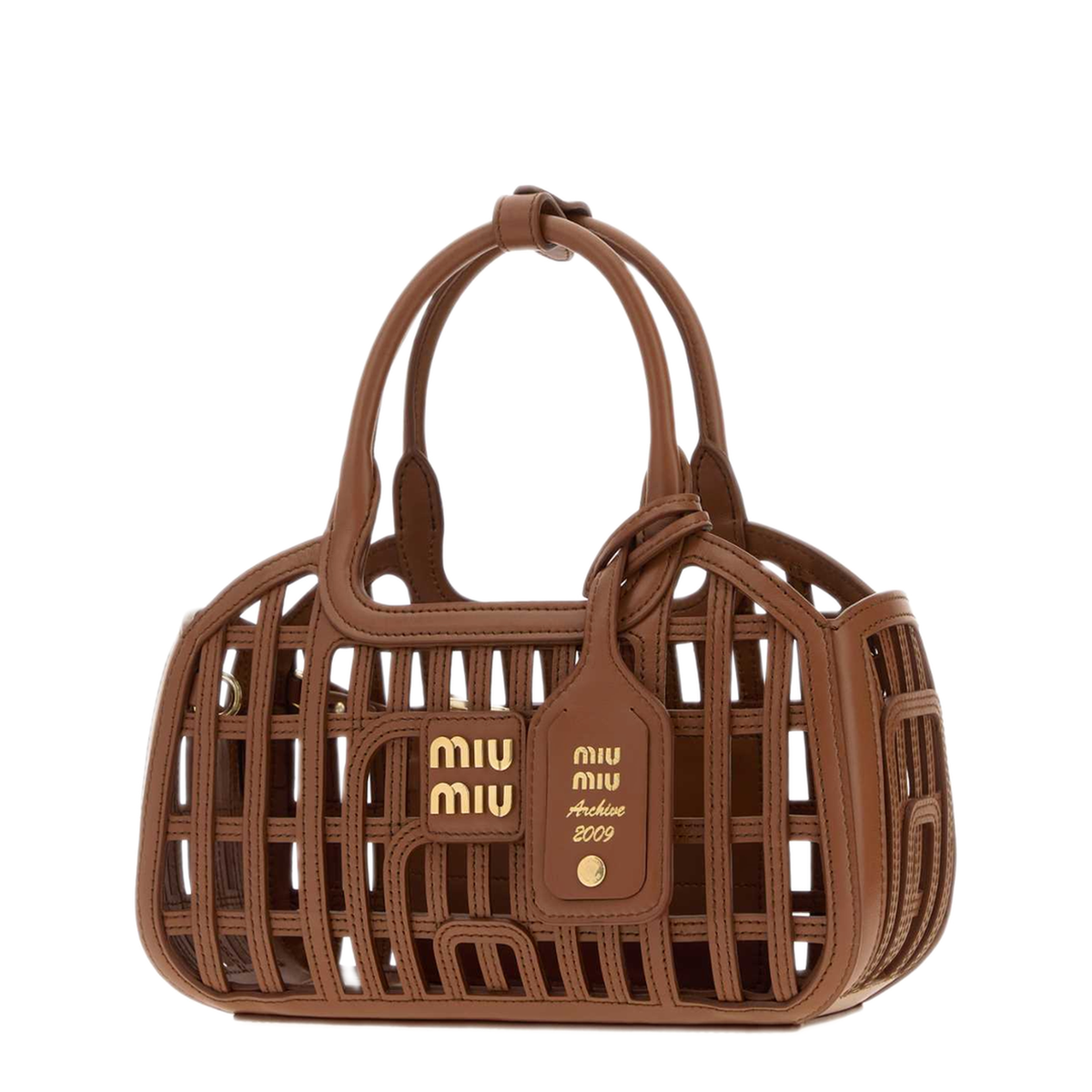 MAYFEYR - Miu Miu - Brown Leather Handbag - 5BA2942IBEF0046