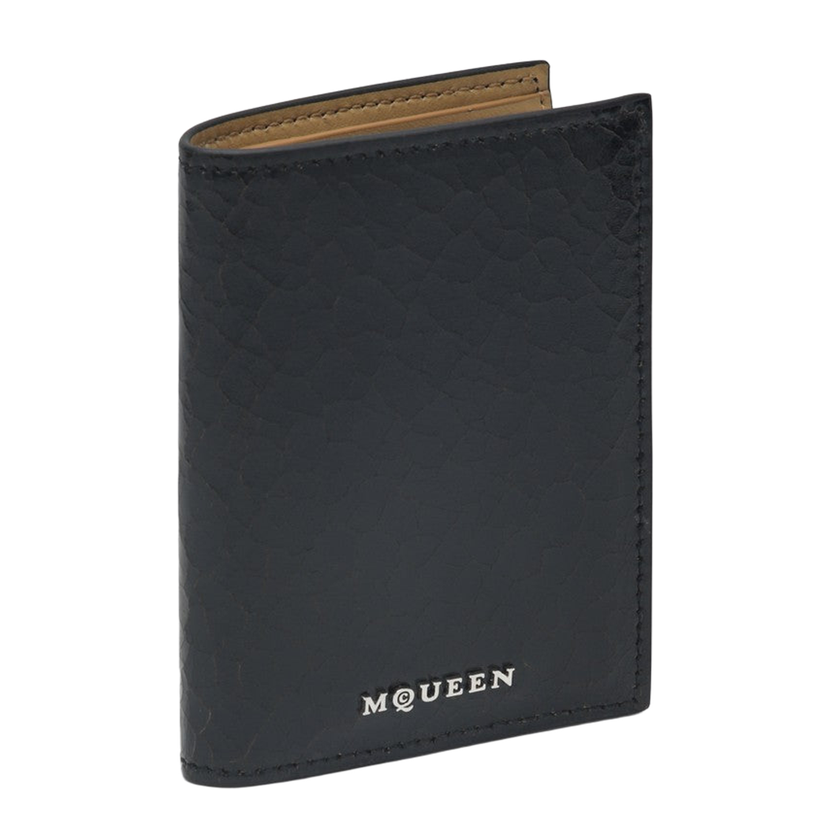 Cracked Leather Bi-Fold Wallet