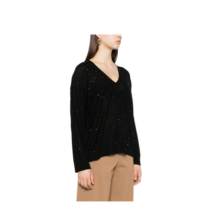 Wool V-Necked Sweater