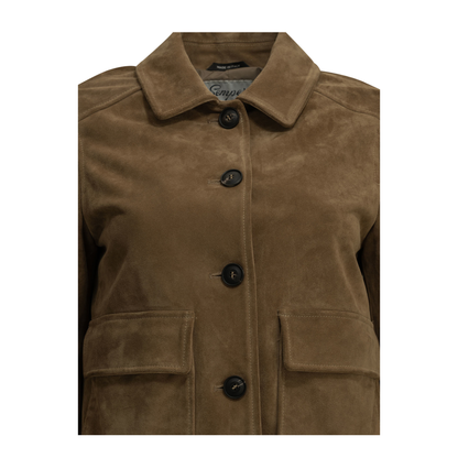 MAYFEYR - Semper - Suede Jacket - WMNSUECOACHMARRONECHIARO