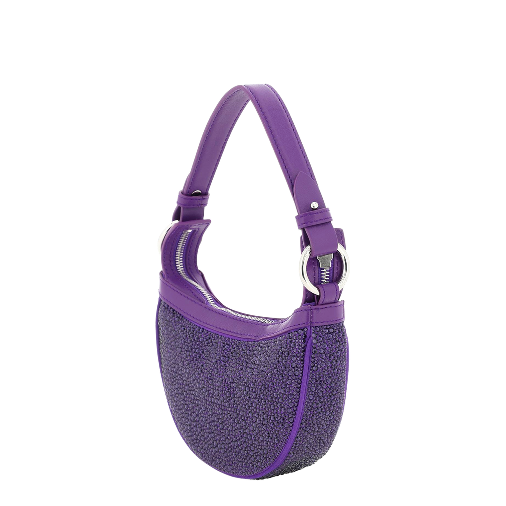 Mini Hobo Bag with Crystals