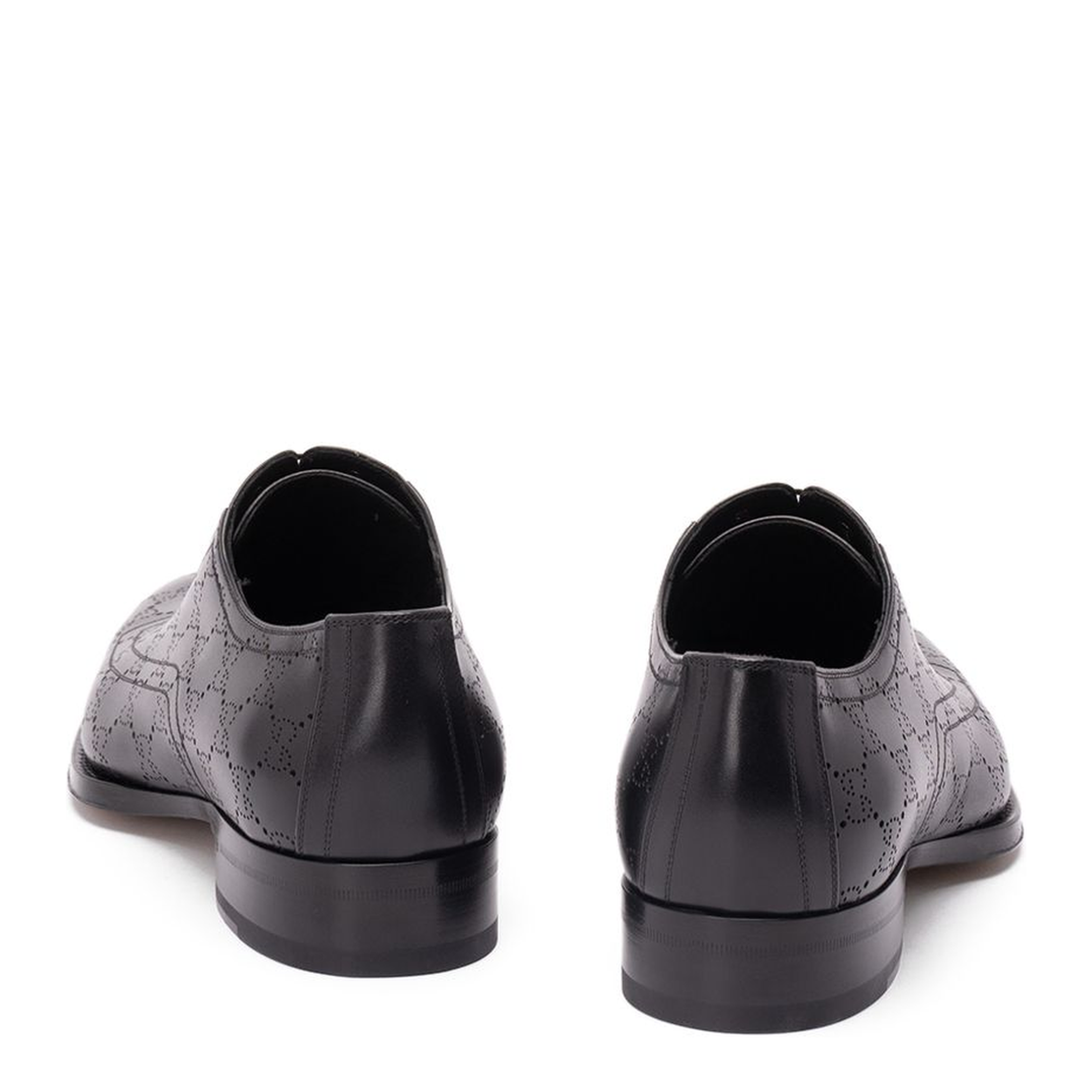 Lace-Up Shoe With Lasered Gg