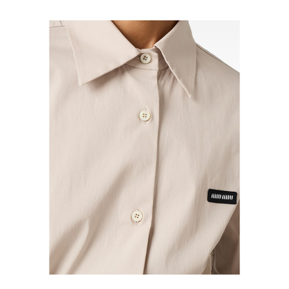 MAYFEYR - Miu Miu - White Cotton Shirt - MK20616472F0A08