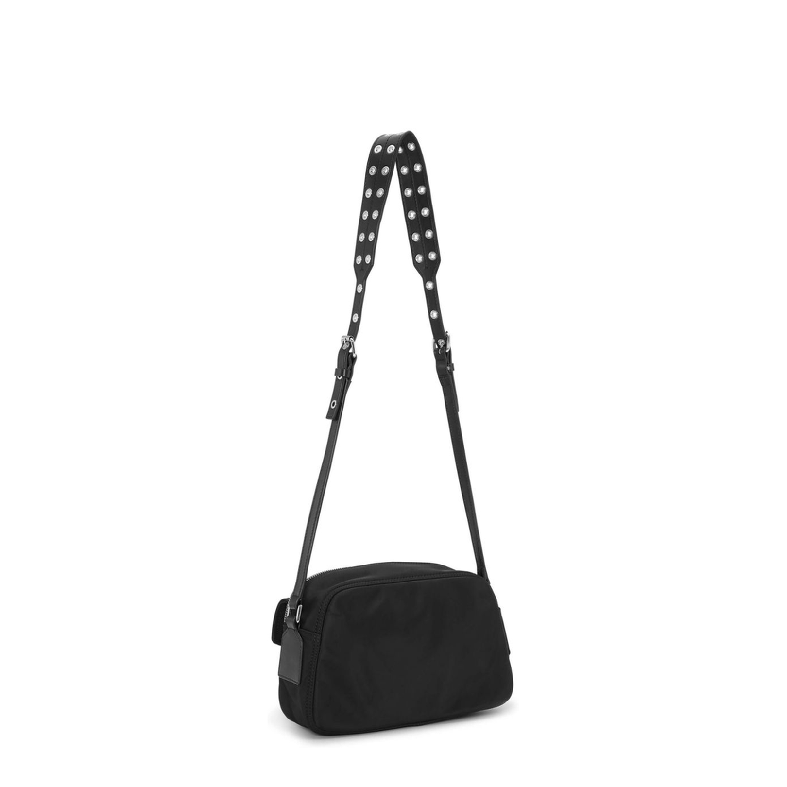 Black Recycled Nylon Technical Jersey Bag