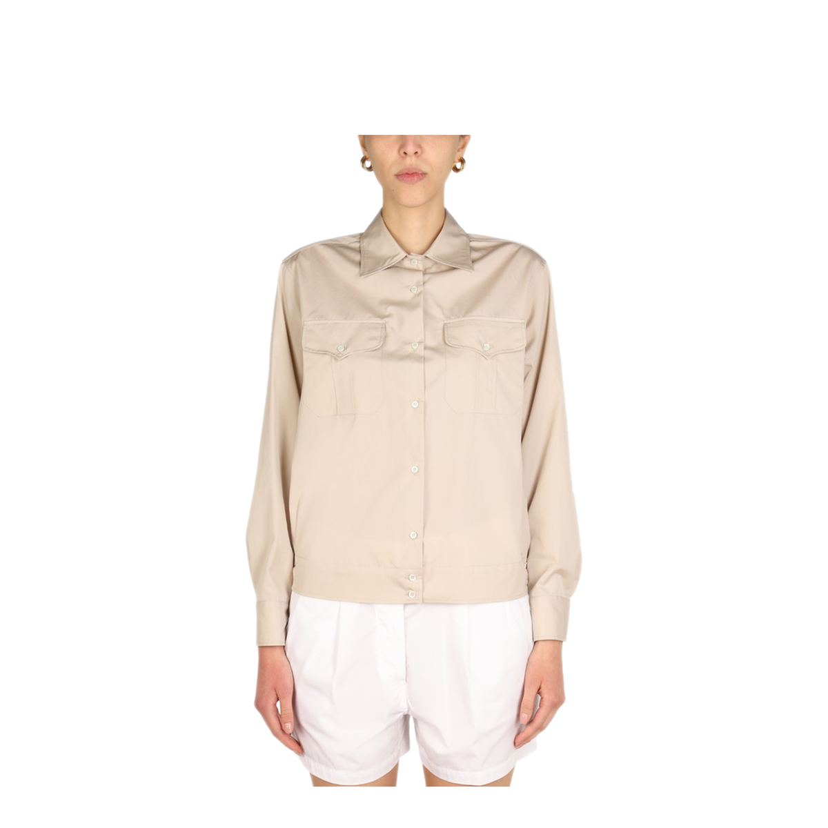MAYFEYR - ASPESI - Poplin Shirt - 5411C11807076